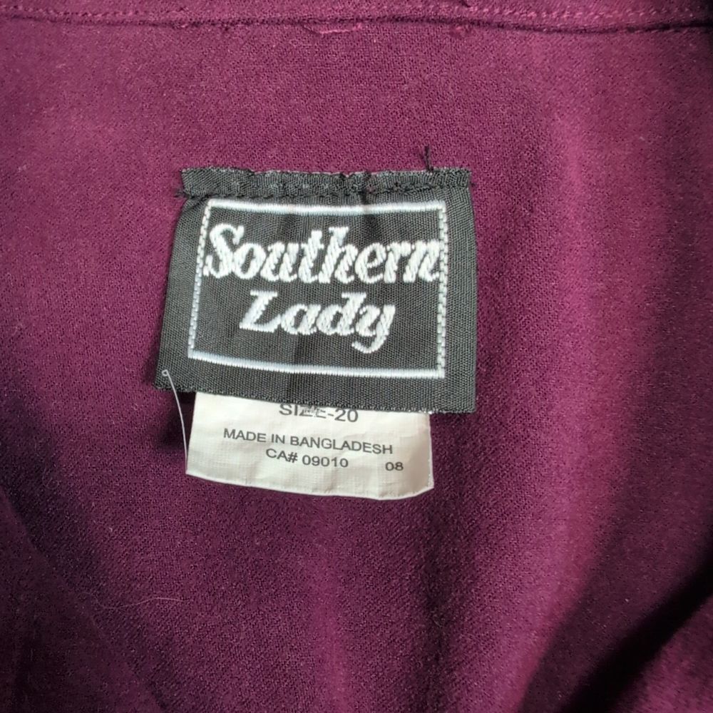 Vintage Southern Lady Jacket Womens 20 Zip Up Lightweight Coat Pockets‎ Soft - Picture 6 of 11
